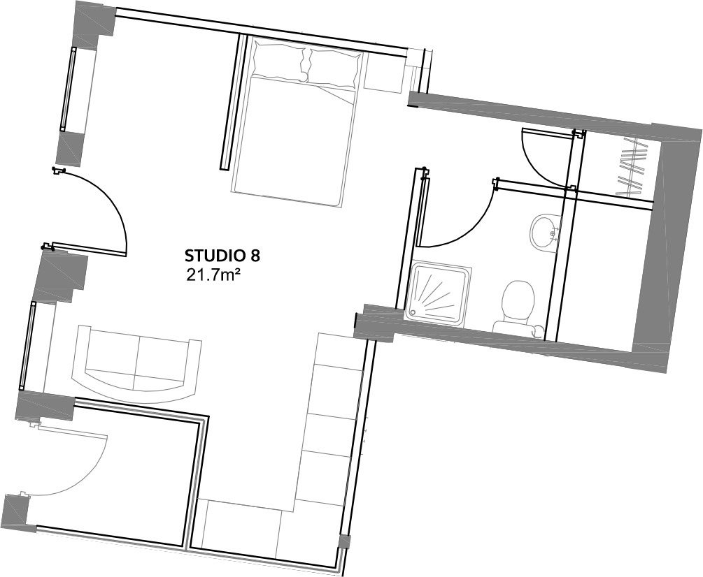 Flat 8 floor plan